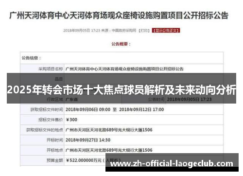 2025年转会市场十大焦点球员解析及未来动向分析
