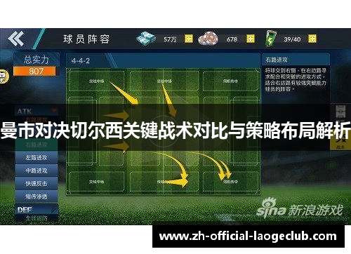 曼市对决切尔西关键战术对比与策略布局解析