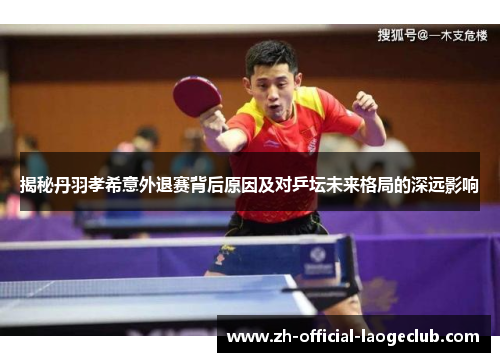 揭秘丹羽孝希意外退赛背后原因及对乒坛未来格局的深远影响