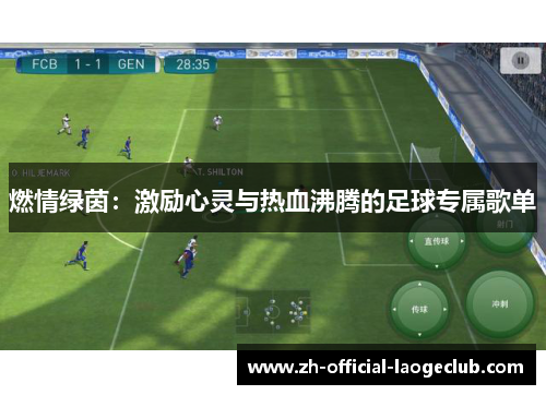 燃情绿茵：激励心灵与热血沸腾的足球专属歌单